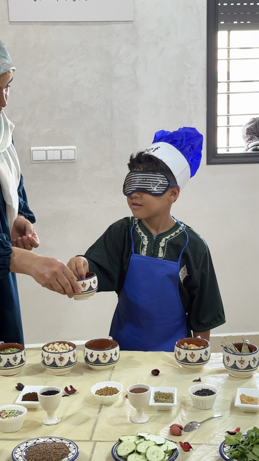 Atelier Master Chef pendant le camp