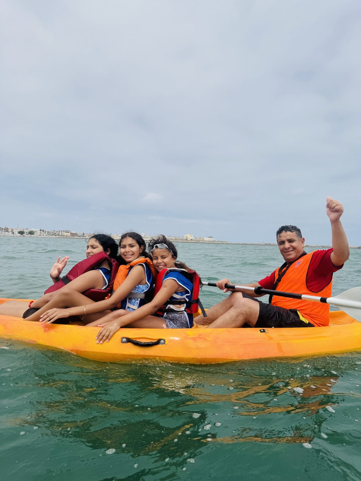 Sortie en kayak pendant le camp d'été
